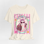 Boo-Jee Ghost Tee — Kawaii Fashion Ghost Graphic T-Shirt with Purse & Coffee