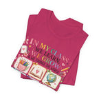 In My Class We Learn We Grow Teacher Illustration T-Shirt | School Icons
