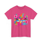 Salty Beach sunglasses floral design T-Shirt | tropical summer vibes