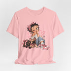 Betty Boop Pink Sneakers Graphic Tee