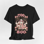 Too Glam To Give A Boo Halloween Tee — Pink Glamorous Costume Shirt