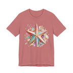 Colorful Starfish Tee | Beach Seashell Ocean Graphic Shirt
