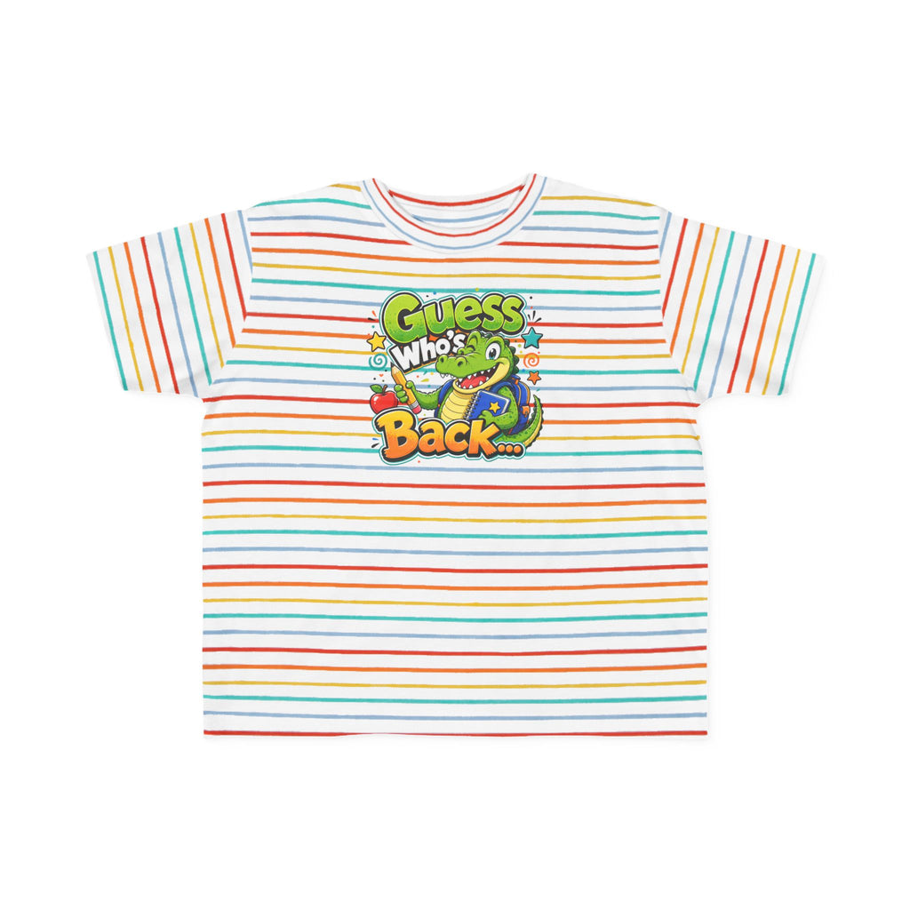Guess Who's Back Dinosaur Toddler Tee | Colorful Kids Shirt