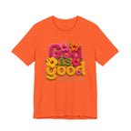 God Is Good all the time T-Shirt | Floral Retro Typography