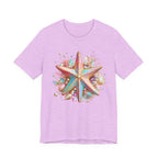 Colorful Starfish Tee | Beach Seashell Ocean Graphic Shirt