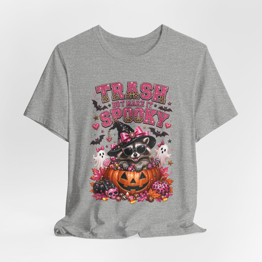 Trash Spooky Tee — Cute Raccoon Halloween Pumpkin Shirt