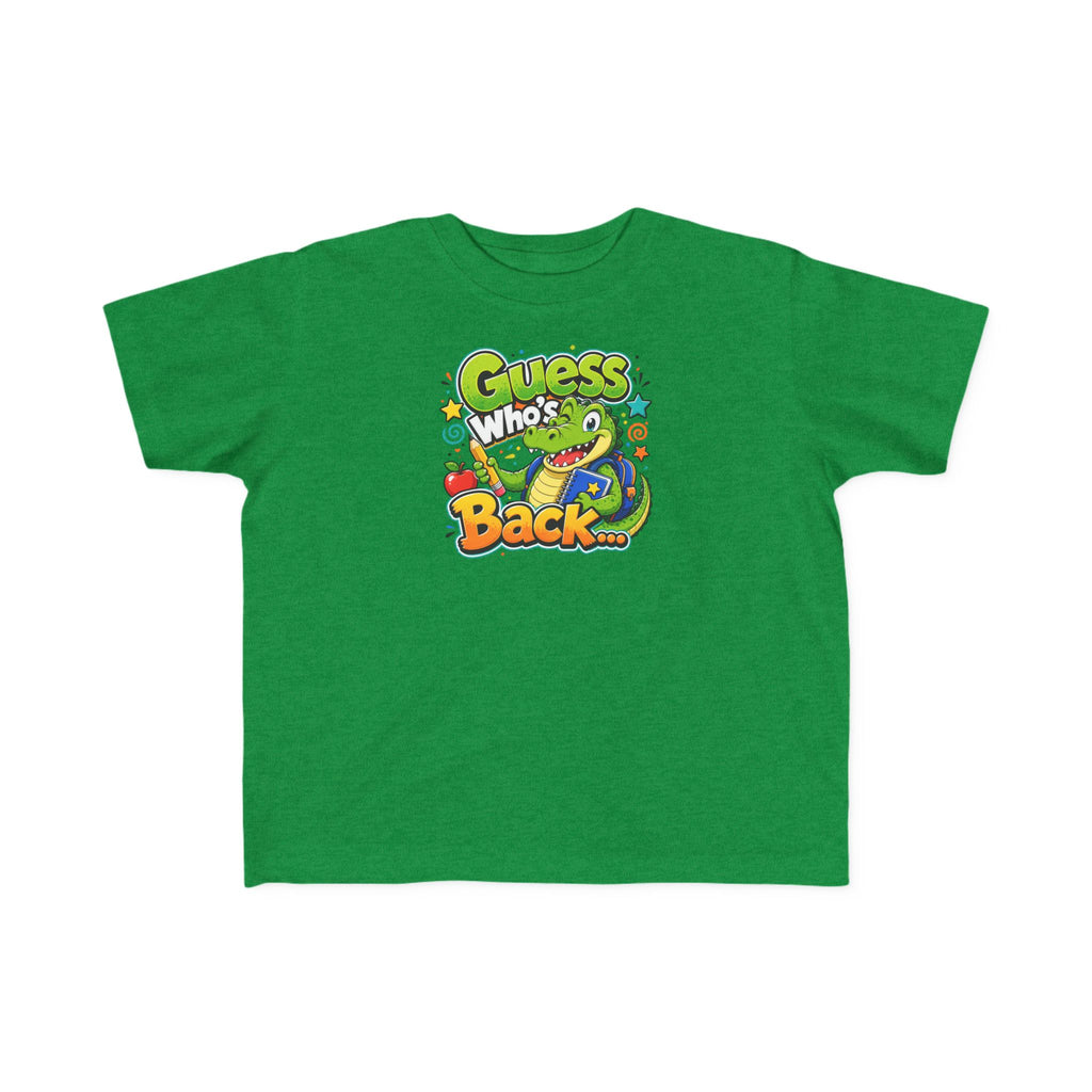 Guess Who's Back Dinosaur Toddler Tee | Colorful Kids Shirt