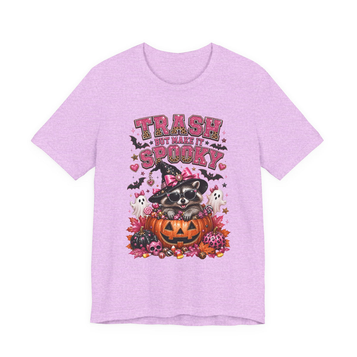 Trash Spooky Tee — Cute Raccoon Halloween Pumpkin Shirt