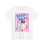 Guess What Chicken Butt Tee | Funny Chicken Graphic Shirt