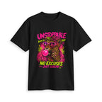 Unstoppable Leopard Bubblegum T-Shirt | No Excuses Just Legend