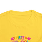 My First Day of School Alligator Toddler Tee | Back-to-School Kids Shirt