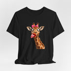 Funny Giraffe Tongue Tee — Cute Animal Graphic T-Shirt