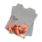 Relaxing Lobster Tee — "Close Your Eyes, Listen & Relax" Graphic T-Shirt