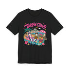 T-shirt – Tee-shirt graphique « Tarpin Chaud » ambiance tropicale plage