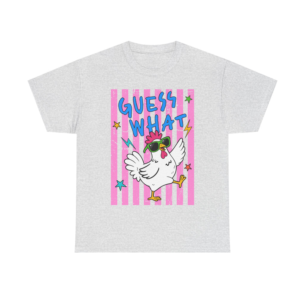 Guess What Chicken Butt Tee | Funny Chicken Graphic Shirt