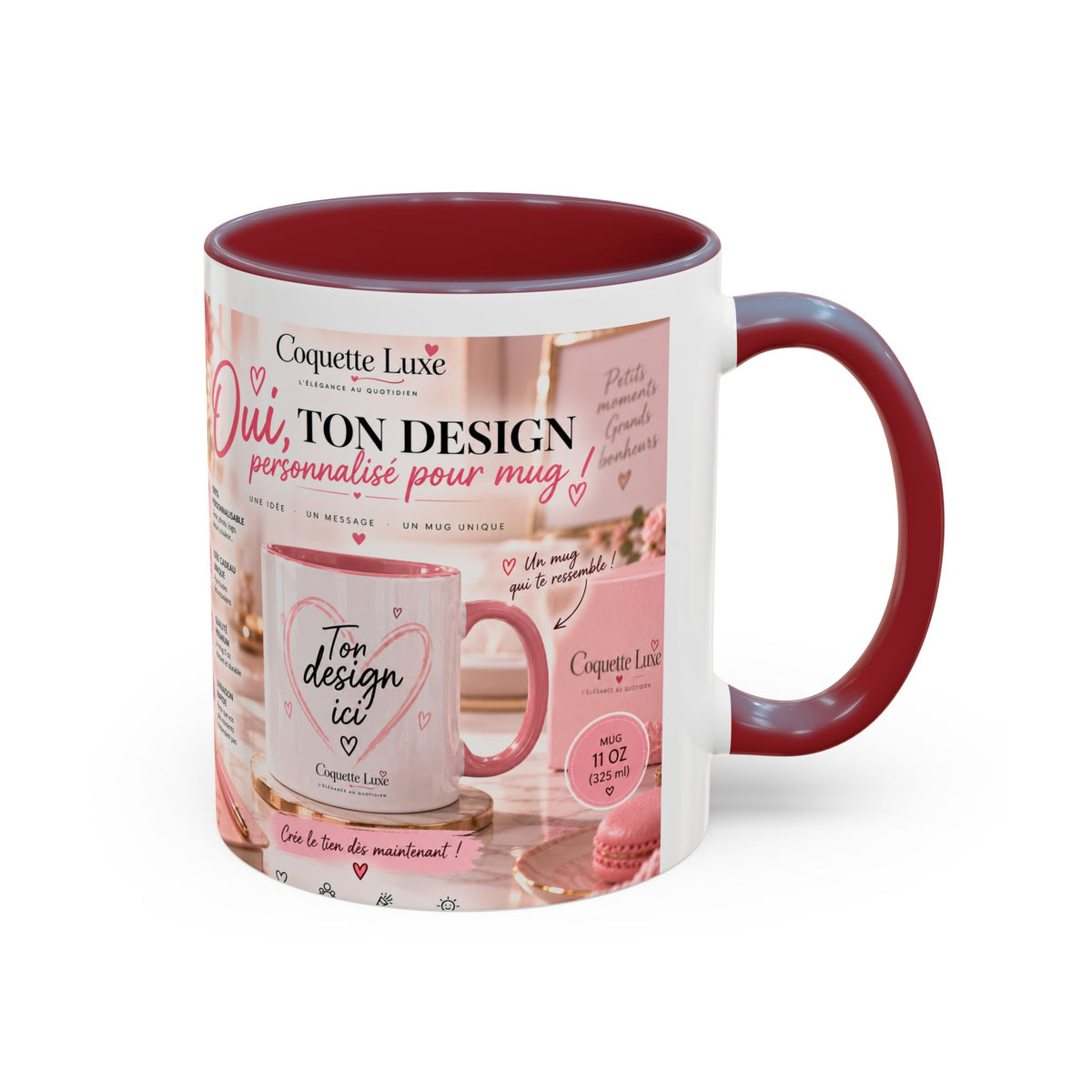 Personalized Coffee Mug — Custom Design, Photo & Name | 11oz