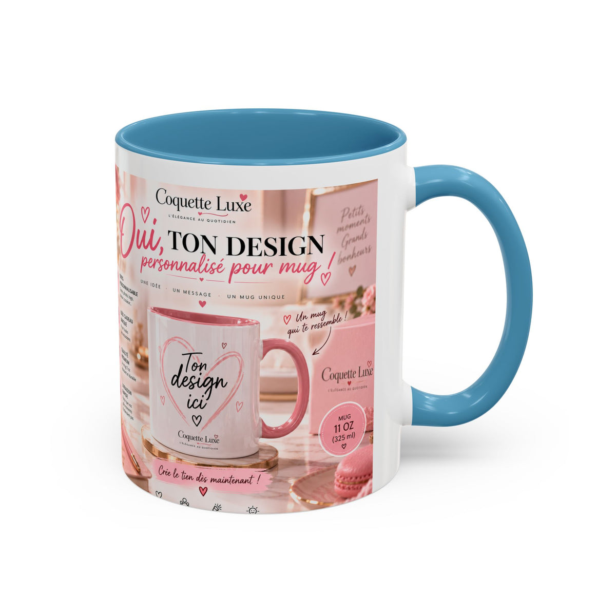 Personalized Coffee Mug — Custom Design, Photo & Name | 11oz