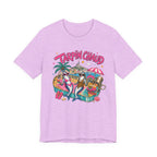T-shirt – Tee-shirt graphique « Tarpin Chaud » ambiance tropicale plage