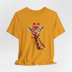 Funny Giraffe Tongue Tee — Cute Animal Graphic T-Shirt