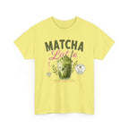 Matcha Latte T-Shirt | Iced Matcha Cup Graphic, Green Tea Tee