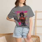 Too Glam To Care Graphic T-Shirt — Trendy Black Woman Urban Style