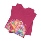 Rainbow Starfish T-Shirt | Colorful Seashell Beach Art