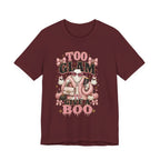 Too Glam To Give A Boo Halloween Tee — Pink Glamorous Costume Shirt