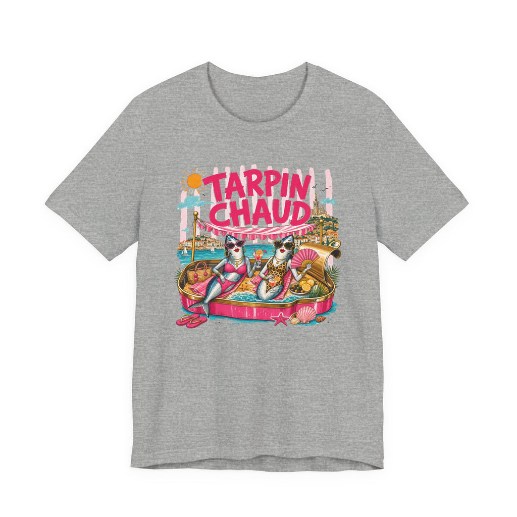 Tarpin Chaud | T-shirt Marrant Sardines de Marseille | T-shirt d'été Côte d'Azur