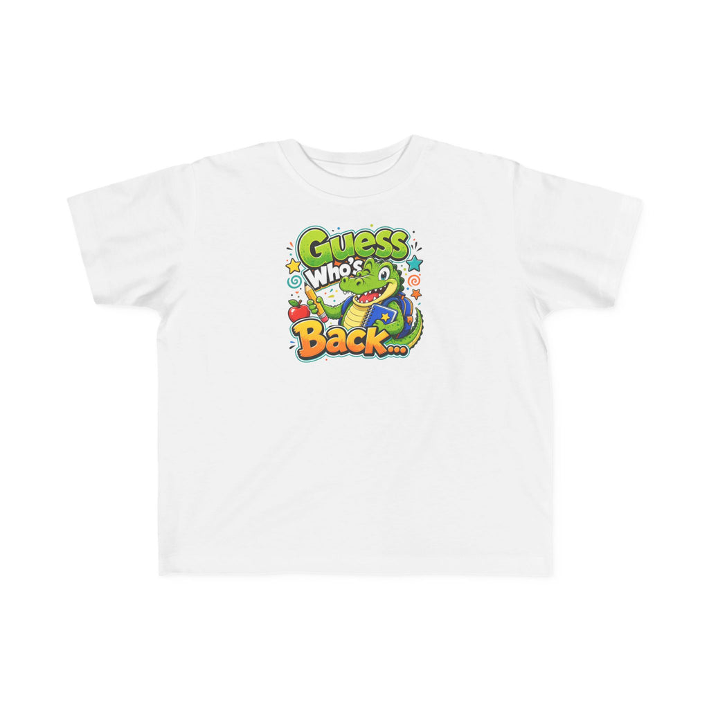 Guess Who's Back Dinosaur Toddler Tee | Colorful Kids Shirt