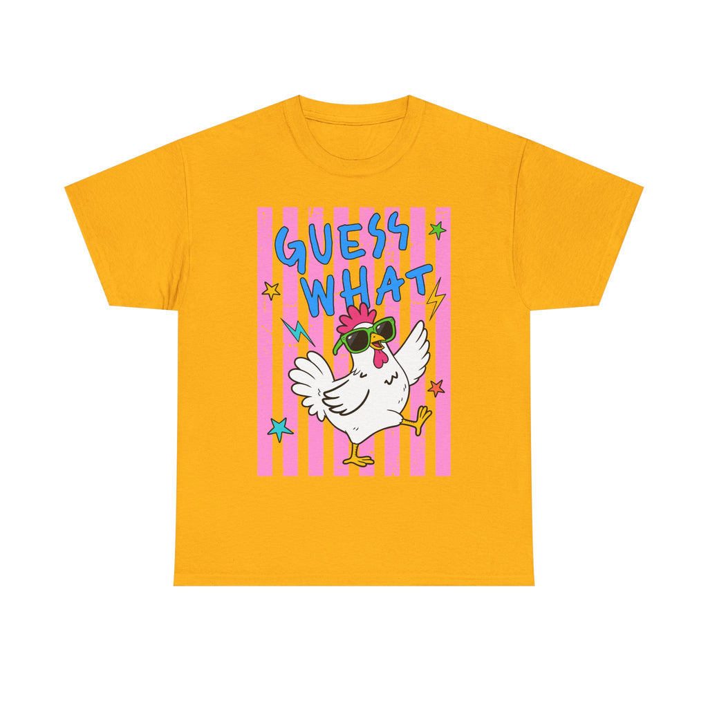 Guess What Chicken Butt Tee | Funny Chicken Graphic Shirt