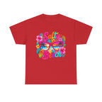 Salty Beach sunglasses floral design T-Shirt | tropical summer vibes