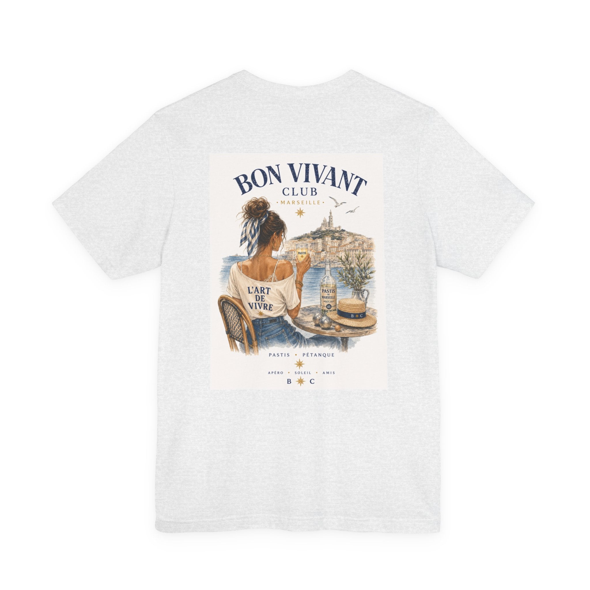 Bon Vivant Club Tee — "L'Art de Vivre à Marseille" – Pastis & Pétanque