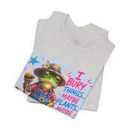 Gardener Frog T‑Shirt — "I Bury Things... Maybe Plants, Maybe People" Funny Gardening Tee