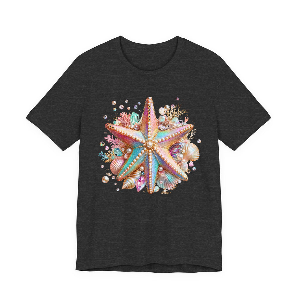 Colorful Starfish Tee | Beach Seashell Ocean Graphic Shirt