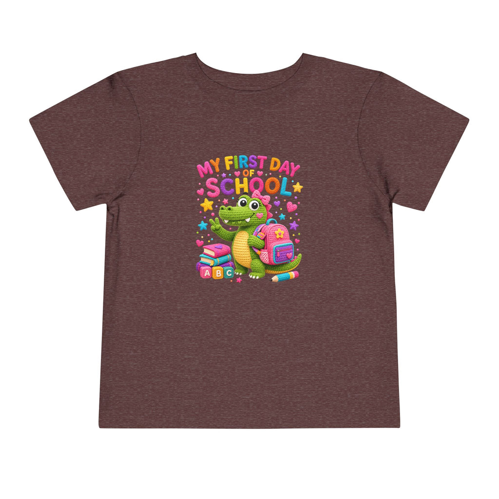 My First Day of School Alligator Toddler Tee | Back-to-School Kids Shirt