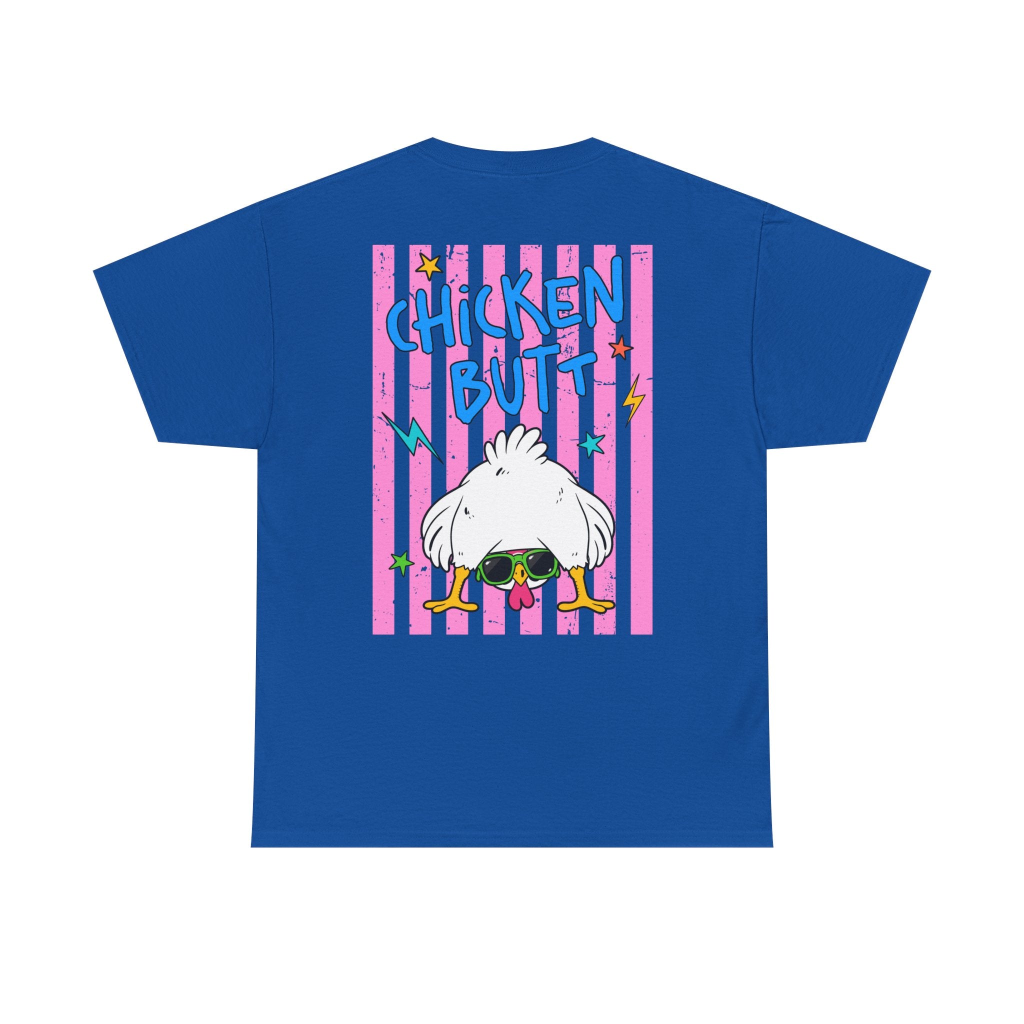 Guess What Chicken Butt Tee | Funny Chicken Graphic Shirt