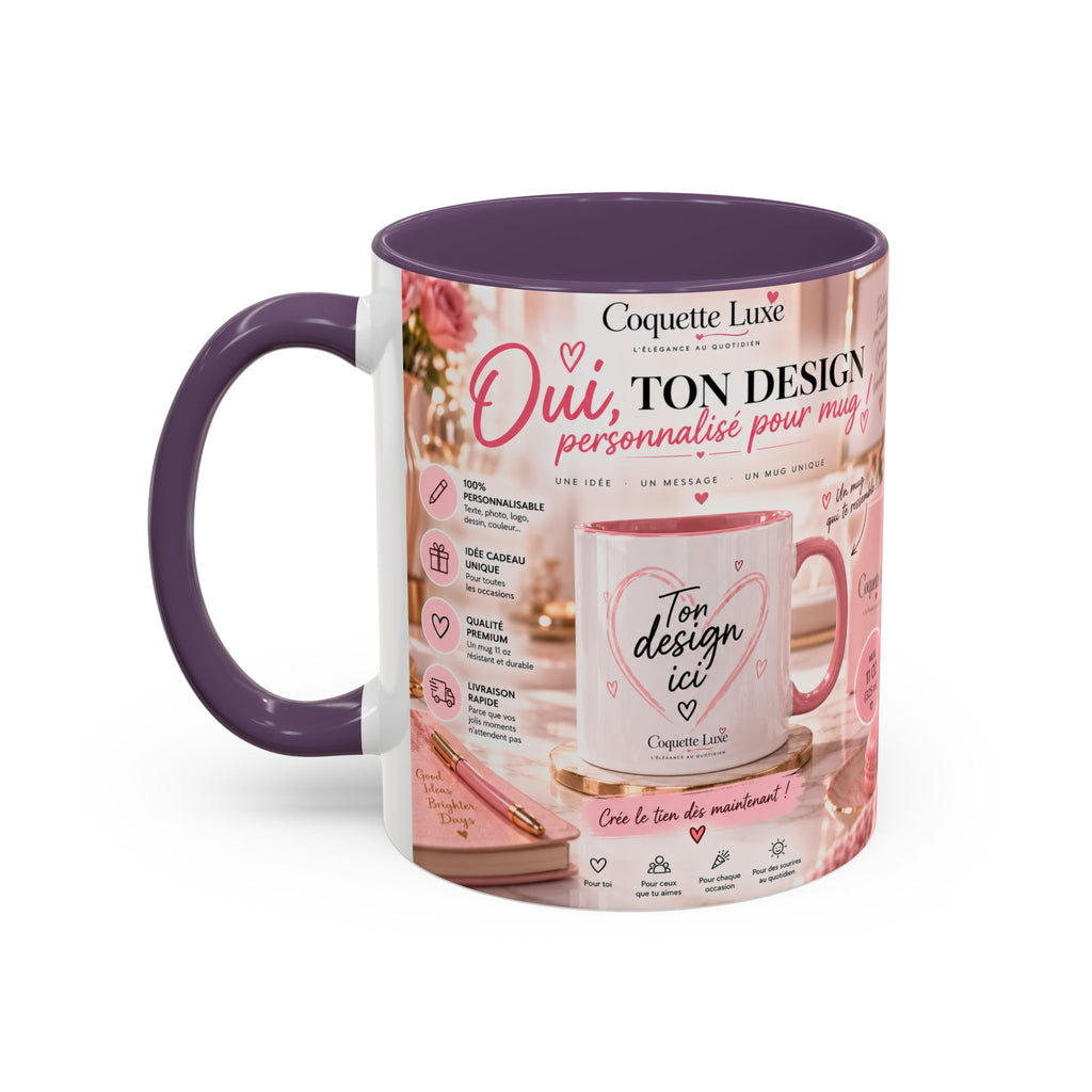 Personalized Coffee Mug — Custom Design, Photo & Name | 11oz