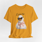 Excuse Me ! T-shirt Cygne Stylé — T-shirt graphique avec lunettes de soleil mignonnes et nœud papillon