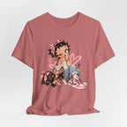 Betty Boop Pink Sneakers Graphic Tee