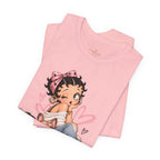 Betty Boop Pink Sneakers Graphic Tee