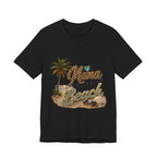 Mama Needs The Beach T-Shirt | Palm Tree, Seashells, Leopard Script