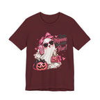Cute Pink Ghost Halloween T-Shirt | Coquette Luxe