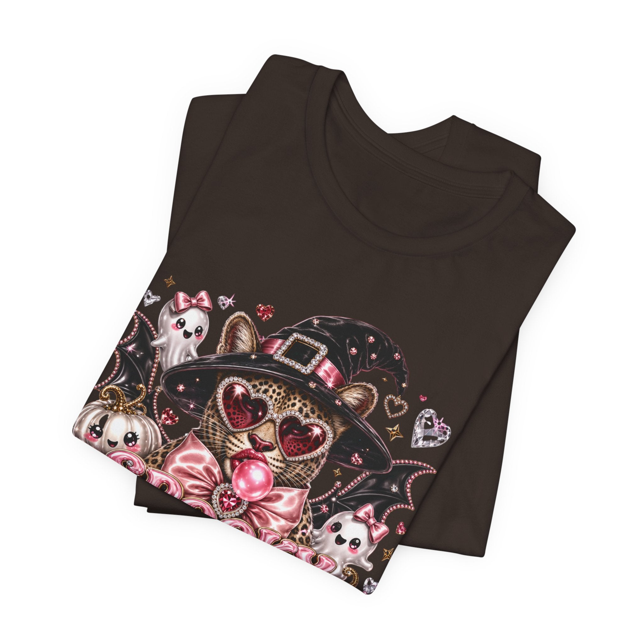 Spooky But Make It Feral Tee — Cute Witch Cat Halloween T-Shirt