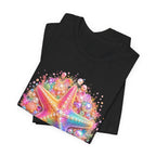 Rainbow Starfish T-Shirt | Colorful Seashell Beach Art