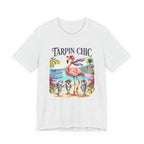 T-shirt Tarpin Chic Flamant Rose