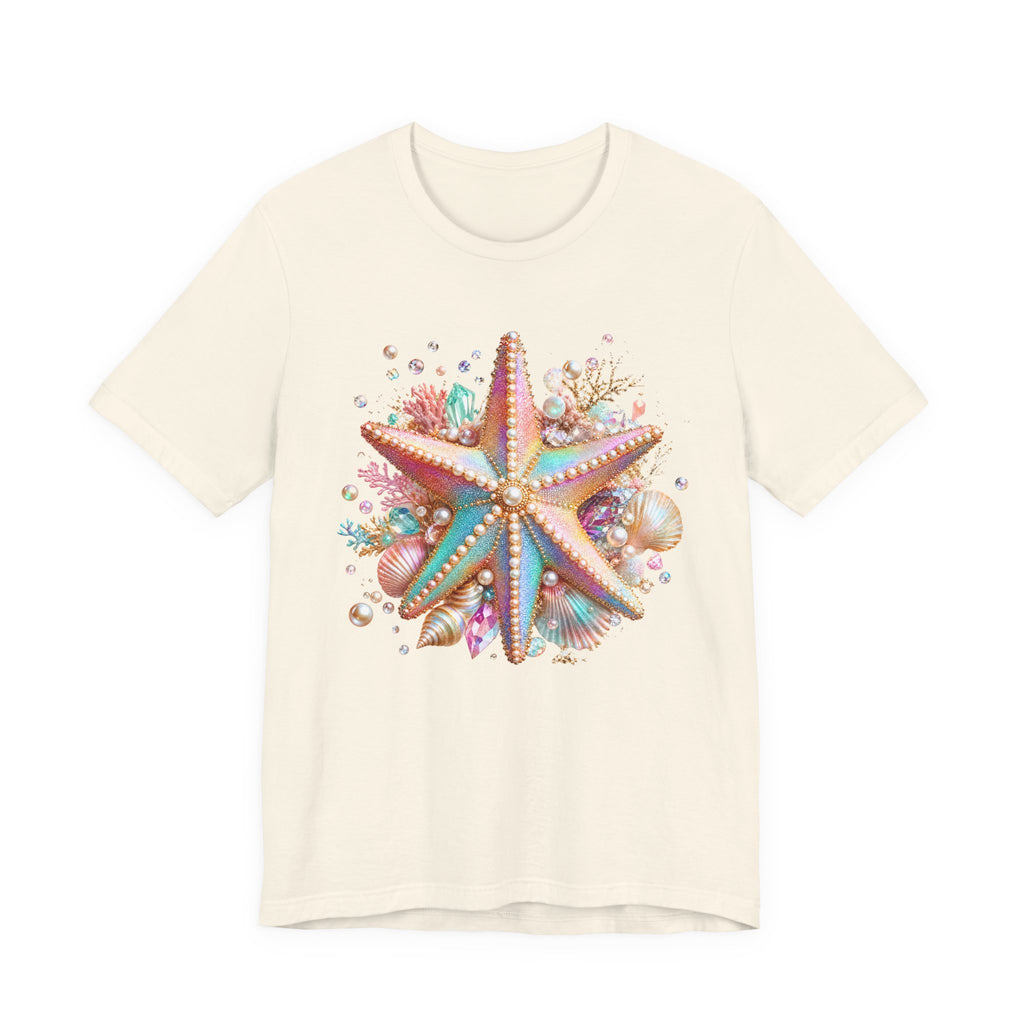 Colorful Starfish Tee | Beach Seashell Ocean Graphic Shirt