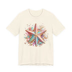 Colorful Starfish Tee | Beach Seashell Ocean Graphic Shirt