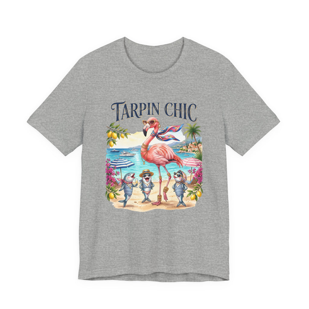 T-shirt Tarpin Chic Flamant Rose