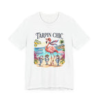 T-shirt Tarpin Chic Flamant Rose