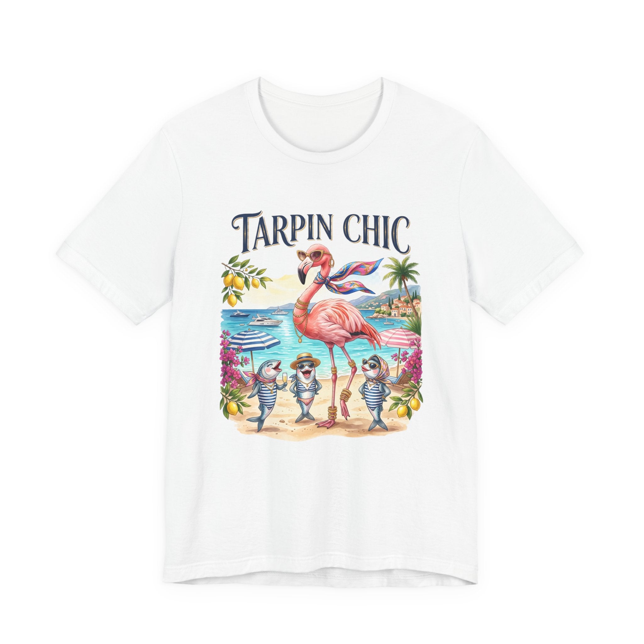 T-shirt Tarpin Chic Flamant Rose